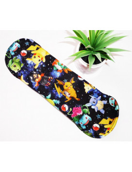 Serviette hygiénique lavable POKEMON (XL / NUIT)