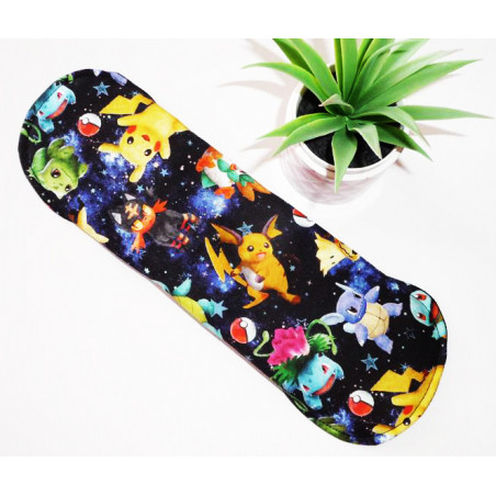 Serviette hygiénique lavable POKEMON (XL / NUIT)