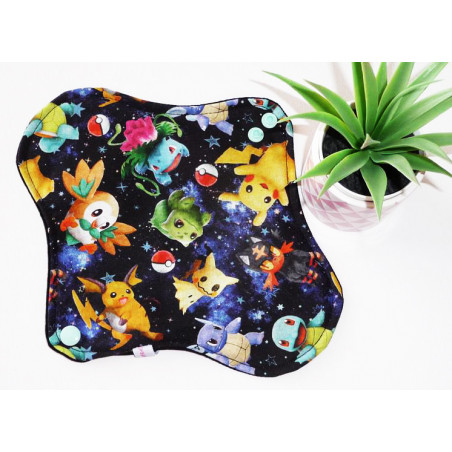 Serviette hygiénique lavable POKEMON (M)