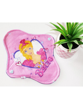 Serviette hygiénique lavable BARBIE (S)