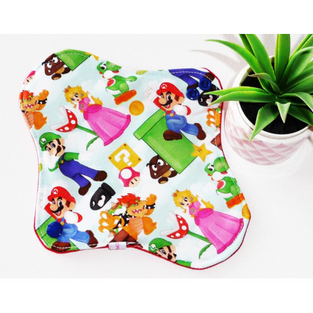 Serviette hygiénique lavable SUPER MARIO (S)