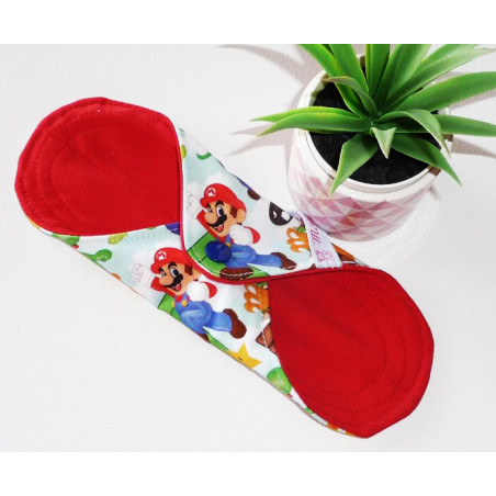 Serviette hygiénique lavable SUPER MARIO (S)