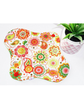 Serviette hygiénique lavable MANDALA PAISLEY (S)