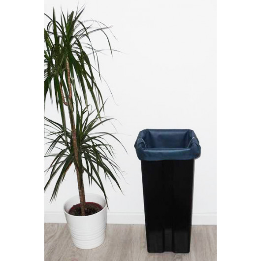 Sac poubelle lavable et réutilisable BLEU CANARD (40 L)
