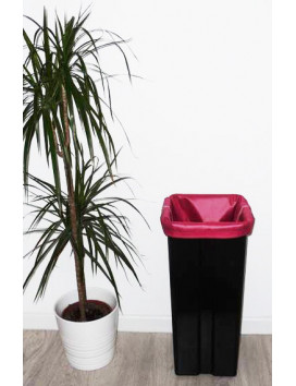 Wasbare en herbruikbare vuilniszak AARDBEI (30 L)