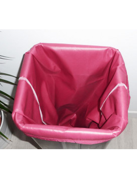 Sac poubelle lavable et réutilisable rouge (40l) - Un grand marché