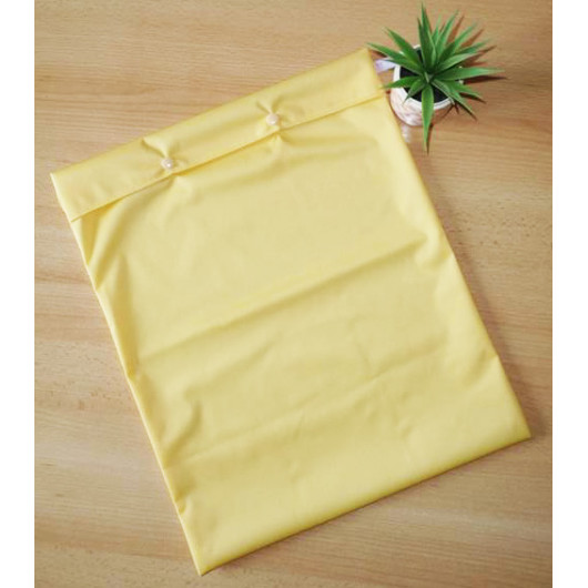 Sac congélation lavable et réutilisable JAUNE (MEGA)