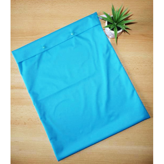 Washable and reusable freezer bag DARK TURQUOISE (MEGA)