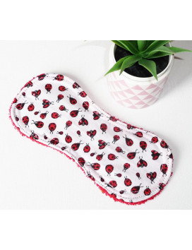 Washable panty liner without fastening LADYBUG (19 cm)