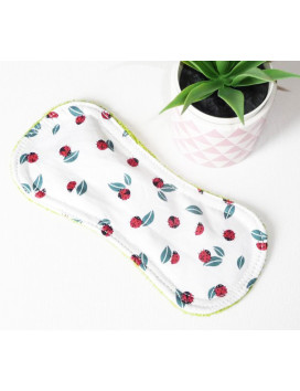 Washable panty liner without fastening LADYBUG (19 cm)