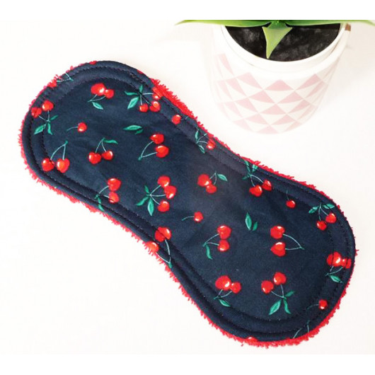 Washable panty liner without fastening CHERRY (19 cm)