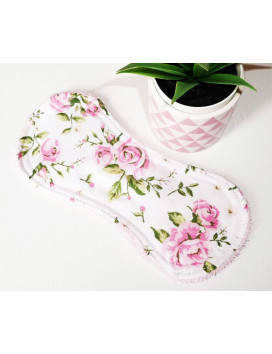 Washable panty liner without fastening ROSES (19 cm)