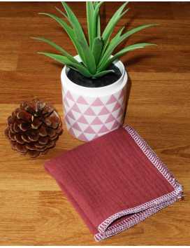 Pañuelo de algodón doble capa lavable y reutilizable