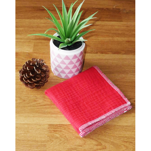 Washable and reusable double-ply cotton handkerchief