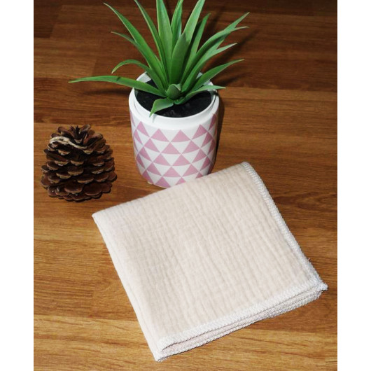 Washable and reusable double-ply cotton handkerchief