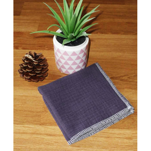 Washable and reusable double-ply cotton handkerchief