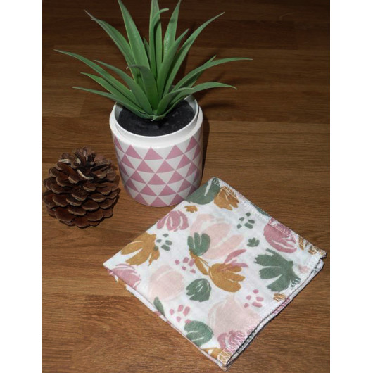 Washable and reusable double-ply cotton handkerchief