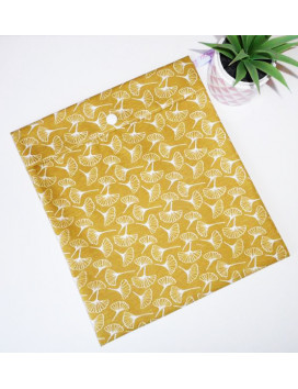 Washable and reusable freezer bag GINKGO (MEDIUM +)