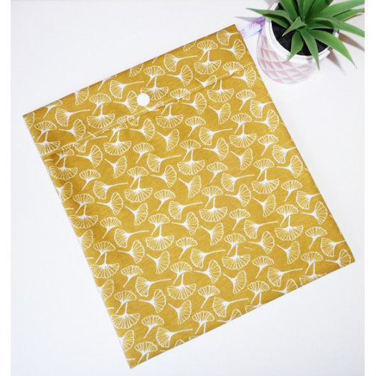 Washable and reusable freezer bag GINKGO (MEDIUM +)