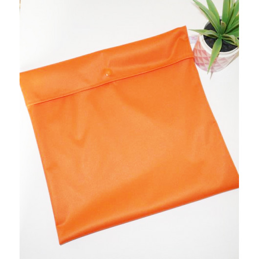 Washable and reusable freezer bag ORANGE (MAXI)