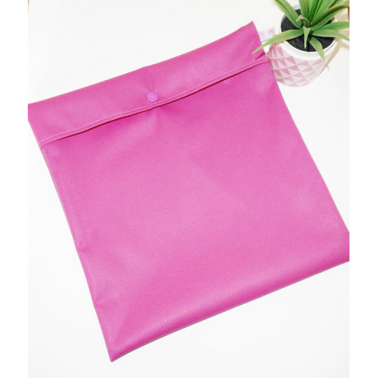 Wasbare en herbruikbare diepvrieszak fuchsia (MAXI)