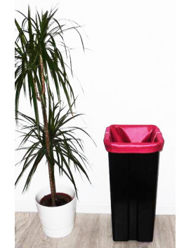 Wasbare en herbruikbare vuilniszak FUCHSIA (30 L)