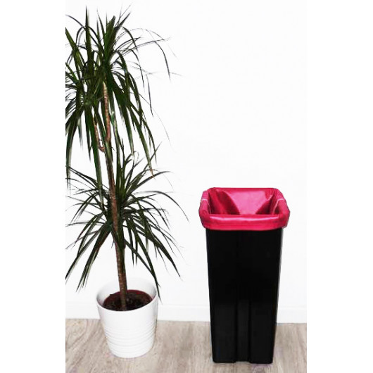 Sac poubelle lavable et réutilisable FUCHSIA (50L)