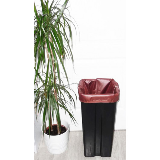 Wasbare en herbruikbare vuilniszak CHOCOLADE (50L)