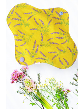 Serviette hygiénique lavable LAVANDE (S)