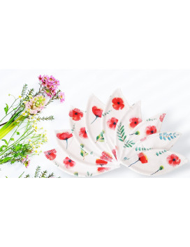 PAPAVER wasbare interlabiale pad (set van 9) Maat : M-L