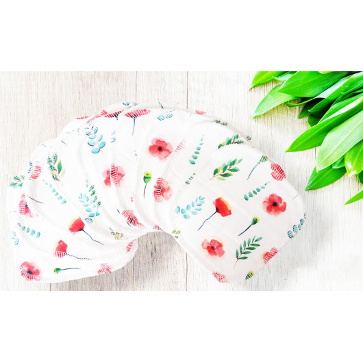 Large washable wipes POPPY (set of 9)