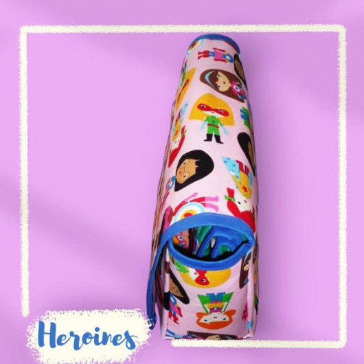 Sac à langer + matelas de change + lange doudou - LES PETITES HEROINES