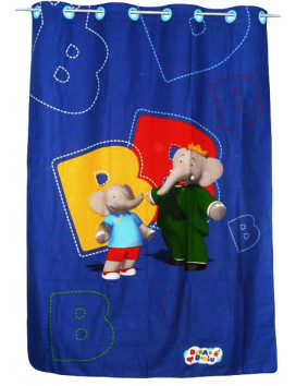 BABAR & BADOU children's curtain