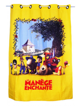 Children's curtain - THE ENCHANTED MERRY-GO-ROUND