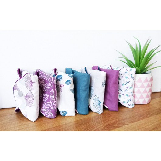 Pack 7 serviettes hygiéniques lavables GINGKO (M)
