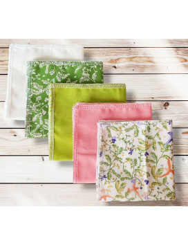 Washable and reusable cotton handkerchiefs - LIPARI