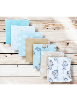 Wasbare en herbruikbare katoenen zakdoeken - KOALA