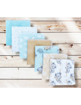 Washable and reusable cotton handkerchiefs - KOALA