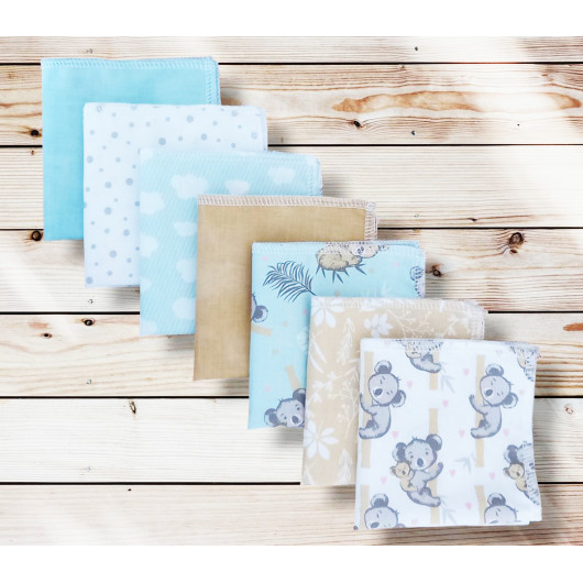 Wasbare en herbruikbare katoenen zakdoeken - KOALA