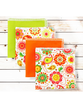 Washable and reusable cotton handkerchiefs - MANDALA
