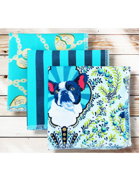 Washable and reusable cotton handkerchiefs - BESTIES