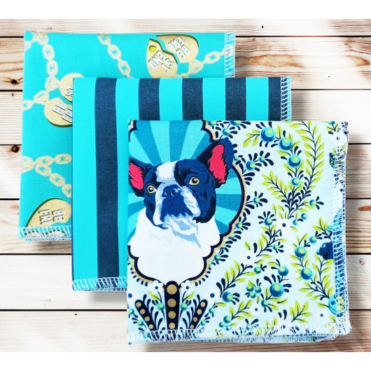Washable and reusable cotton handkerchiefs - BESTIES