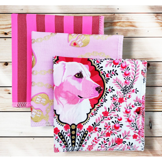 Washable and reusable cotton handkerchiefs - BESTIES