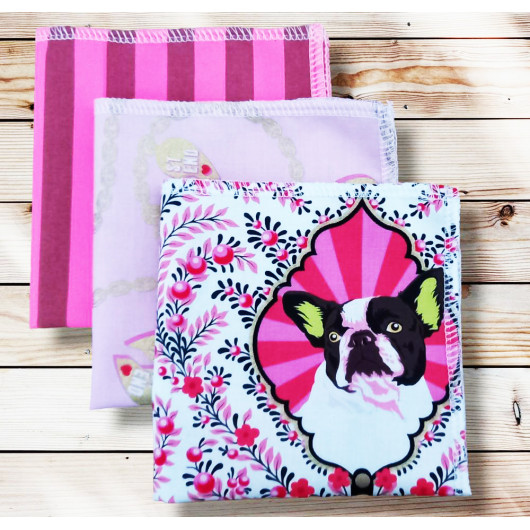 Washable and reusable cotton handkerchiefs - BESTIES