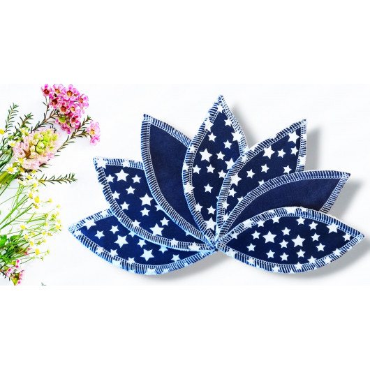 Washable interlabial pad STARS (set of 7) Size: L