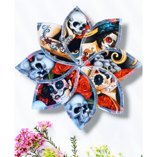 Tampone interlabiale lavabile LAS ELEGANTES CATRINA (set di 8) Taglia: XL