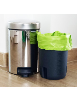 Sac poubelle lavable et réutilisable VERT (3L)