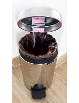 Sac poubelle lavable et réutilisable KAKI (3L)
