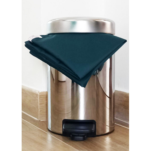 Sac poubelle lavable et réutilisable VERT FONCE (5L)