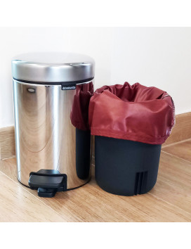 Sac poubelle lavable et réutilisable CHOCOLAT (3L)